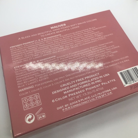 JUVIAS PLACE- THE MAUVES PALETTE BNIB - Picture 2 of 2